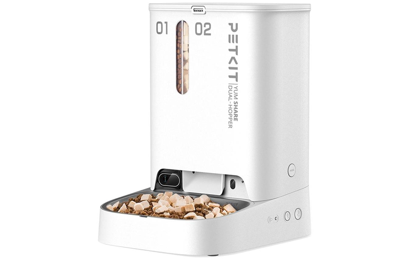 PETKIT YumShare Futterautomat Dual, 2 l + 3 l, Weiss PETKIT YumShare Futterautomat Dual, 2 l + 3 l, Weiss
