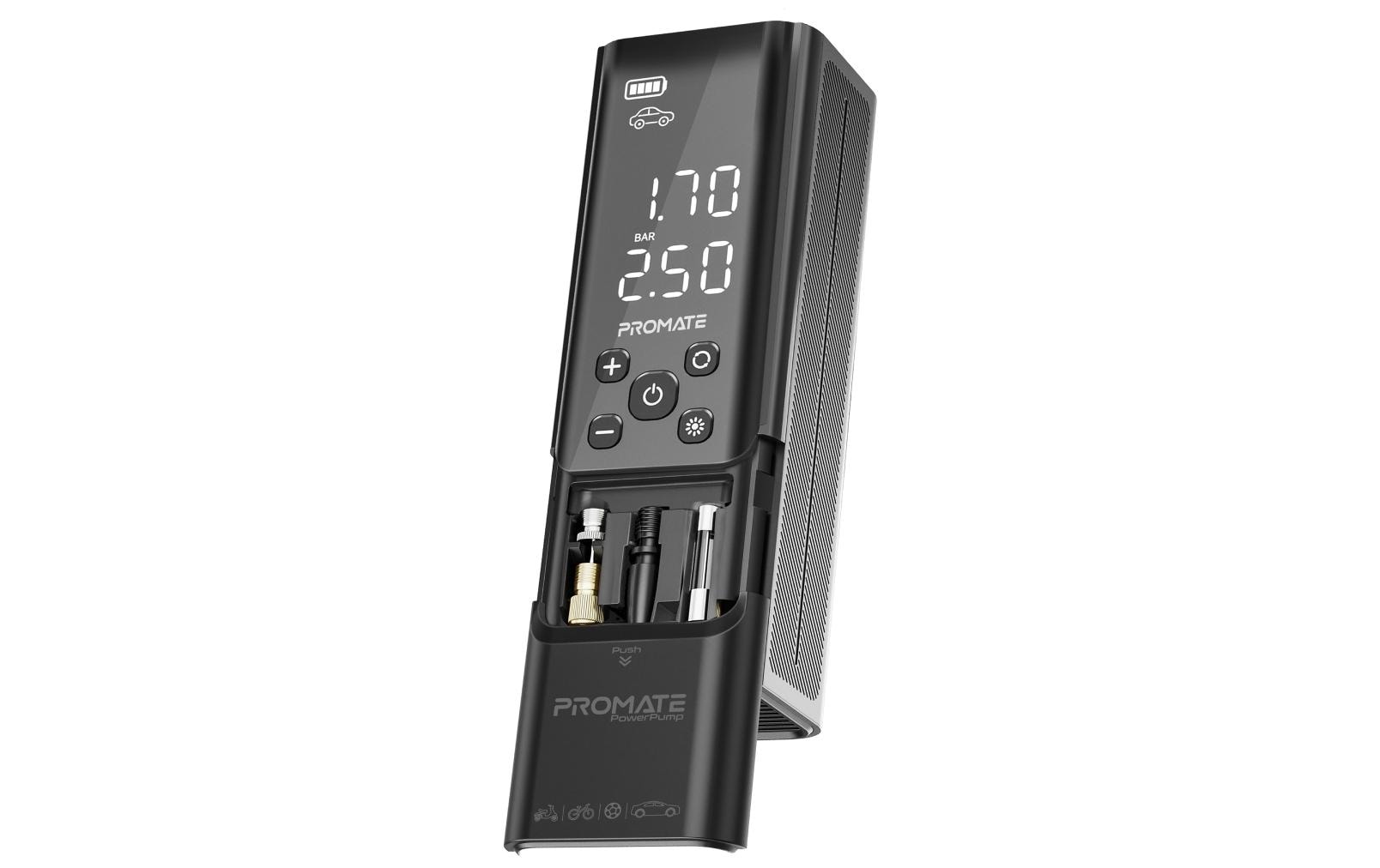 Promate Luftkompressor PowerPump Portabler 10.3 bar