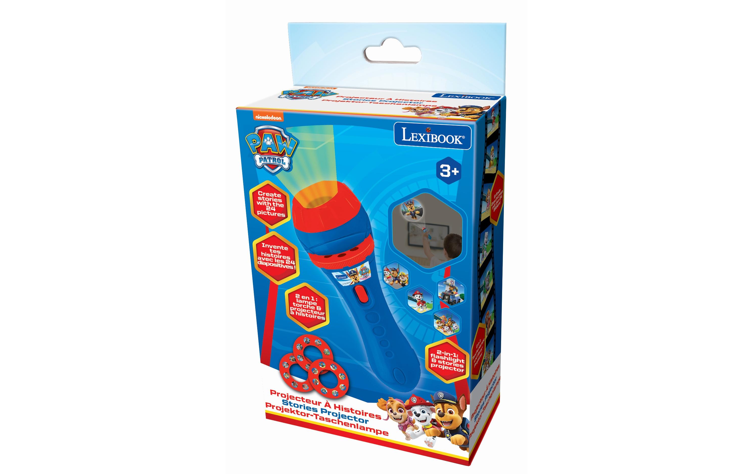 Lexibook Paw Patrol Story Projektor und Taschenlampe Blau/Rot