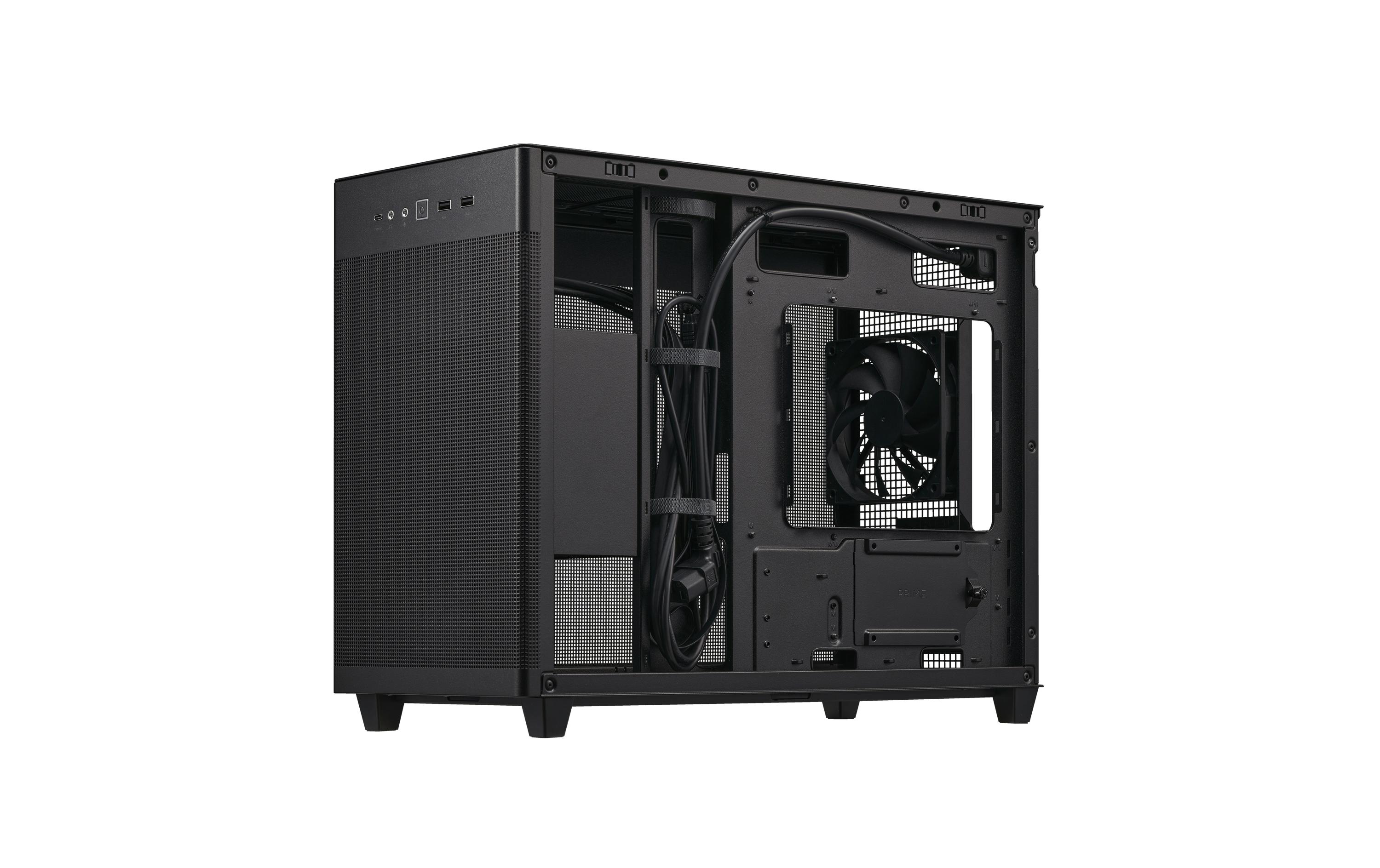 ASUS PC-Gehäuse AP201 MicroATX Schwarz