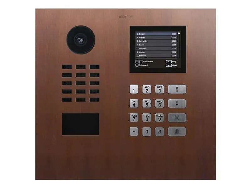 Doorbird D22DKH IP Video Türsprechanlage Baubronze