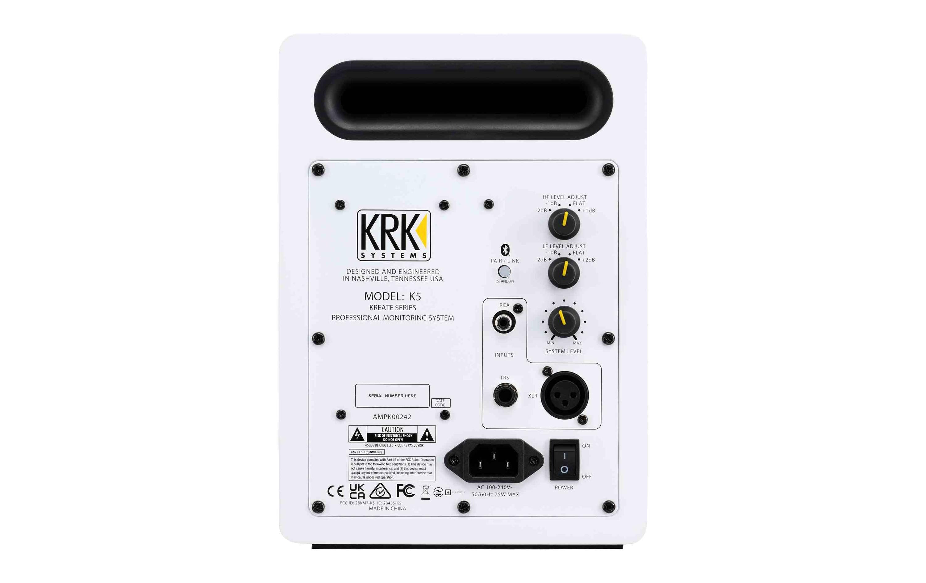 KRK Studiomonitor Kreate 5 Weiss