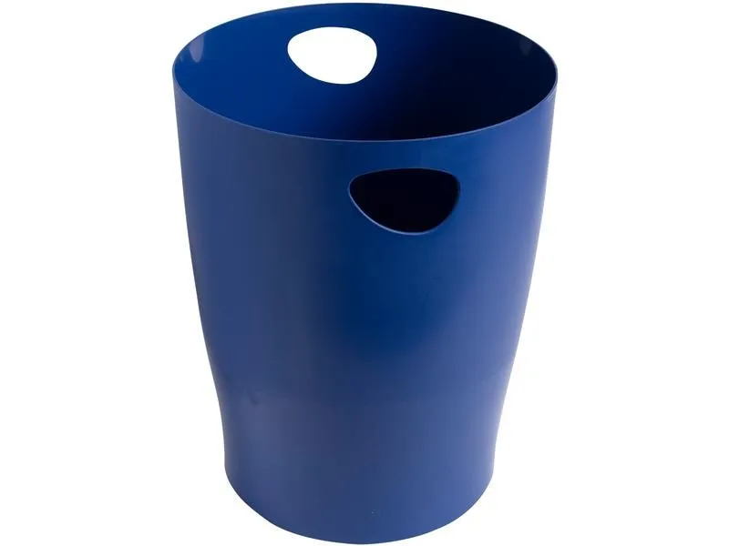 Exacompta Papierkorb Bee Blue Ecobin 15 l, Marineblau Exacompta Papierkorb Bee Blue Ecobin 15 l, Marineblau