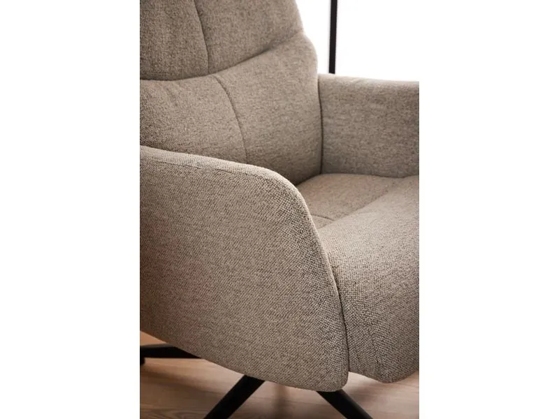 AC Design Sessel London Stahl/Textil, Beige AC Design Sessel London Stahl/Textil, Beige