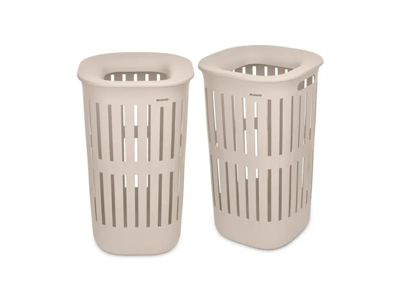 Brabantia Wäschekorb Collect-It 2 x 55 l, Beige Brabantia Wäschekorb Collect-It 2 x 55 l, Beige