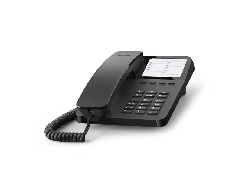 Gigaset Tischtelefon Desk 400 Schwarz
