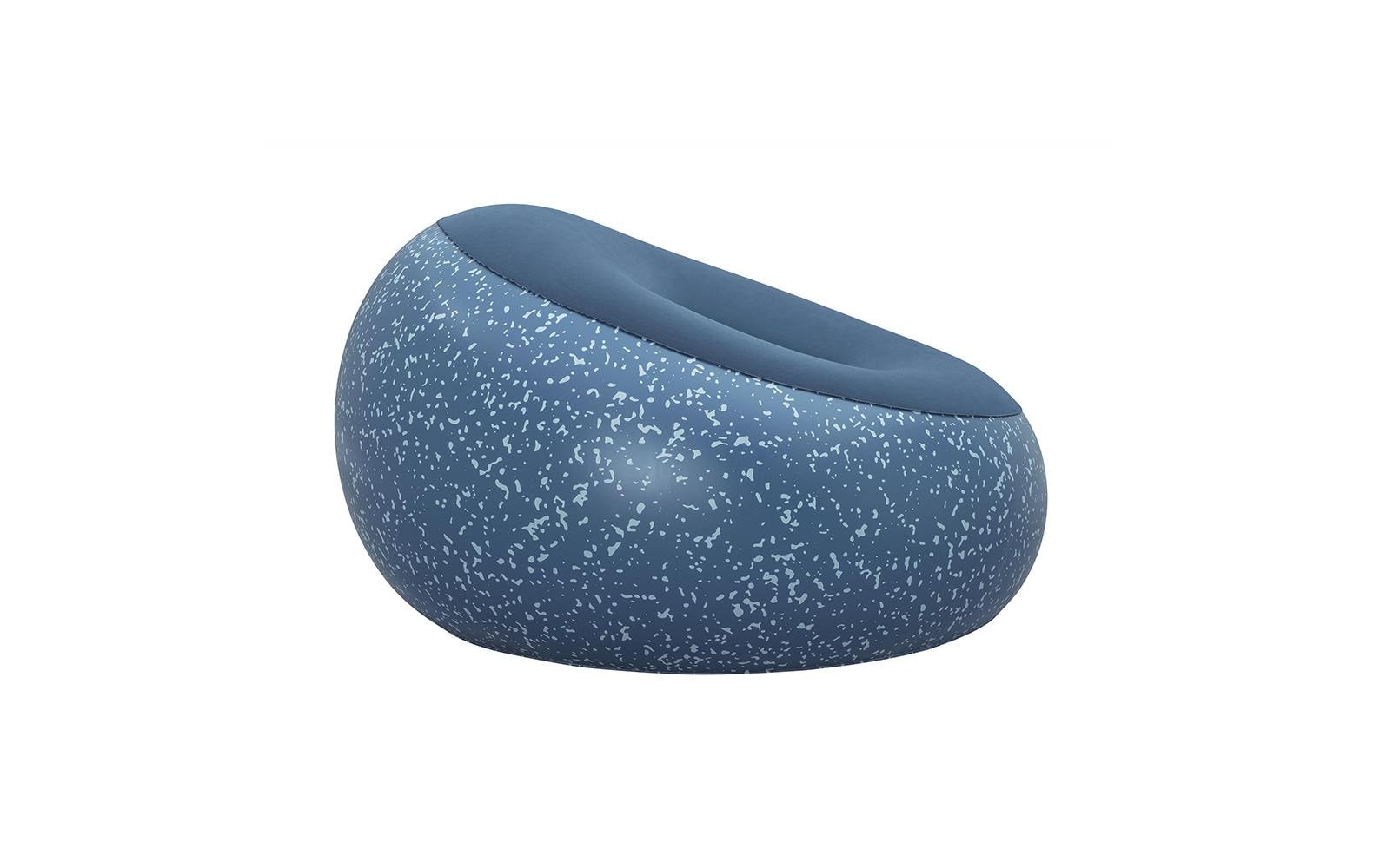 Bestway Aufblasbarer Sessel Inflate Blau, 112 x 112 cm