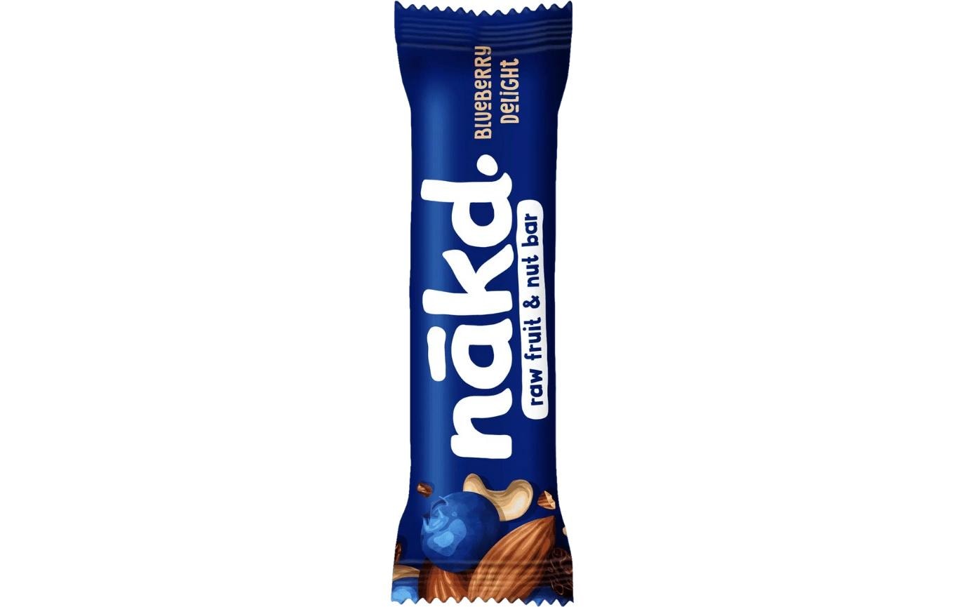 Nakd Blueberry Delight 35g Riegel Blaubeeren, 1 x 35 g