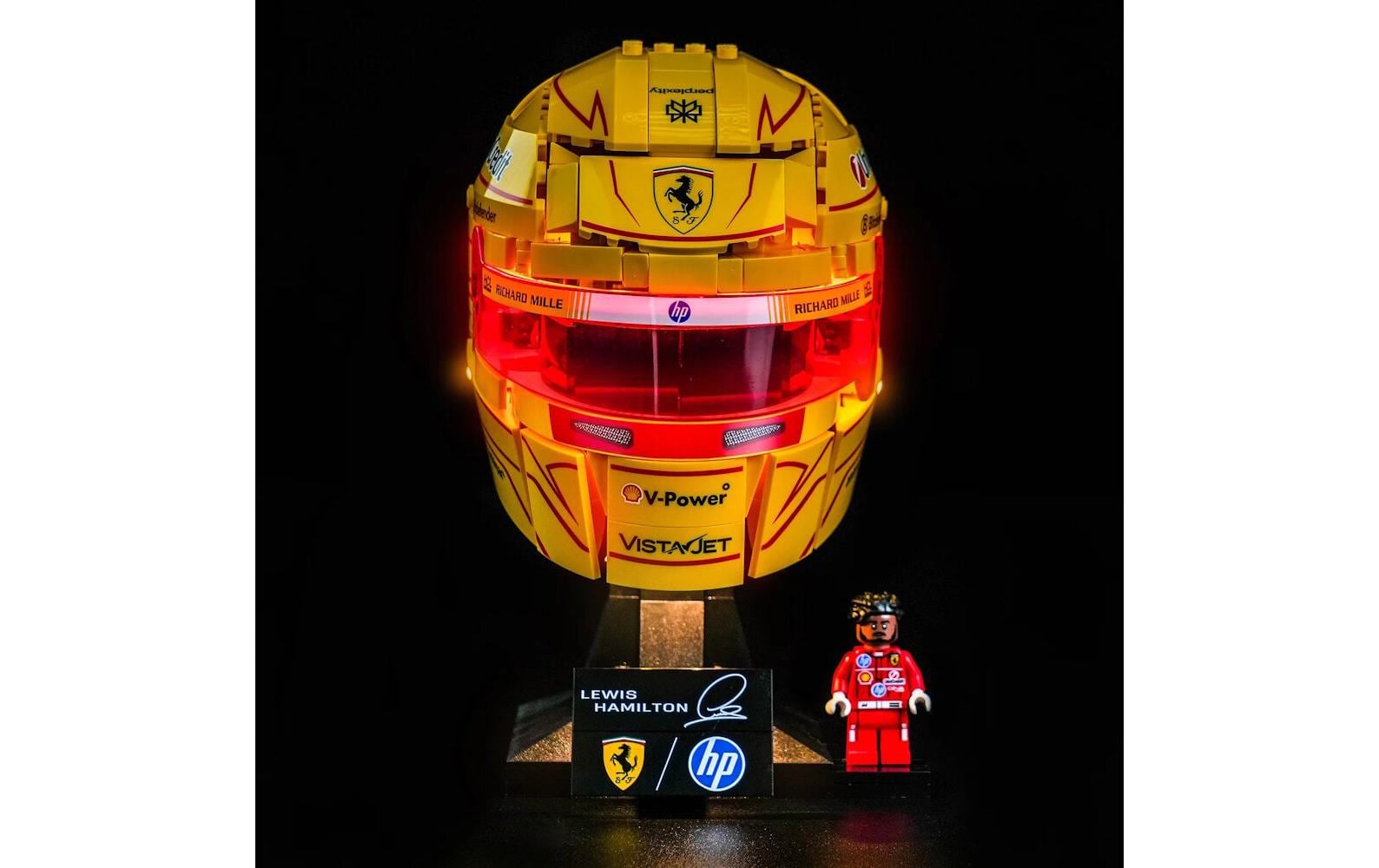 BrickBling BB LED Beleuchtungs-Set für LEGO® 43022 Hamilton Helm