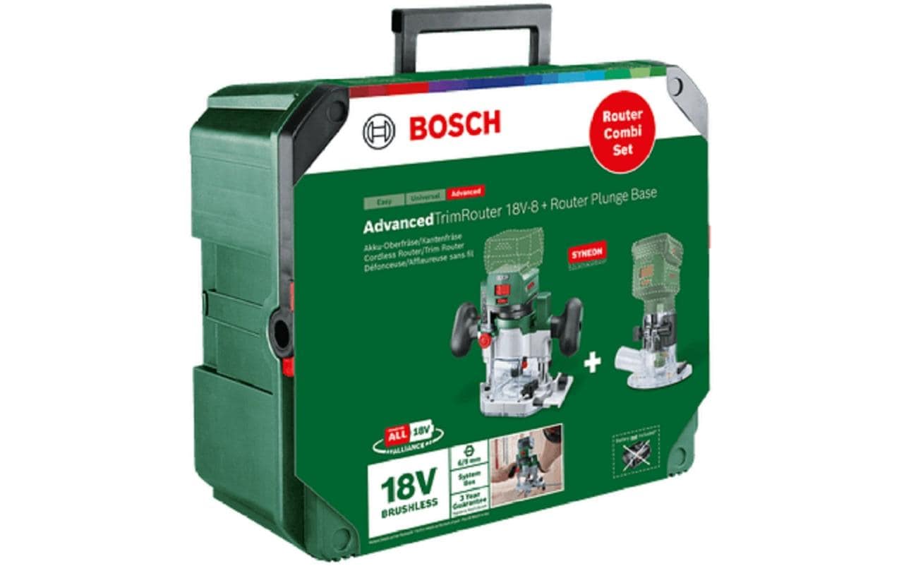 Bosch Router Combi Set ohne Akku und Ladegerät Bosch Router Combi Set ohne Akku und Ladegerät
