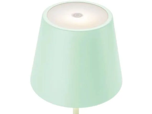 STT Tischleuchte Motion USB Luna, 23 LEDs, Ø 12 x 38 cm, Iceblue