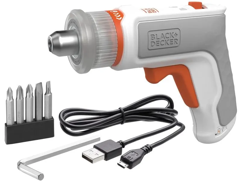 BLACK+DECKER Akku-Schraubendreher BCRTA01-XJ 3.6 V Orange BLACK+DECKER Akku-Schraubendreher BCRTA01-XJ 3.6 V Orange