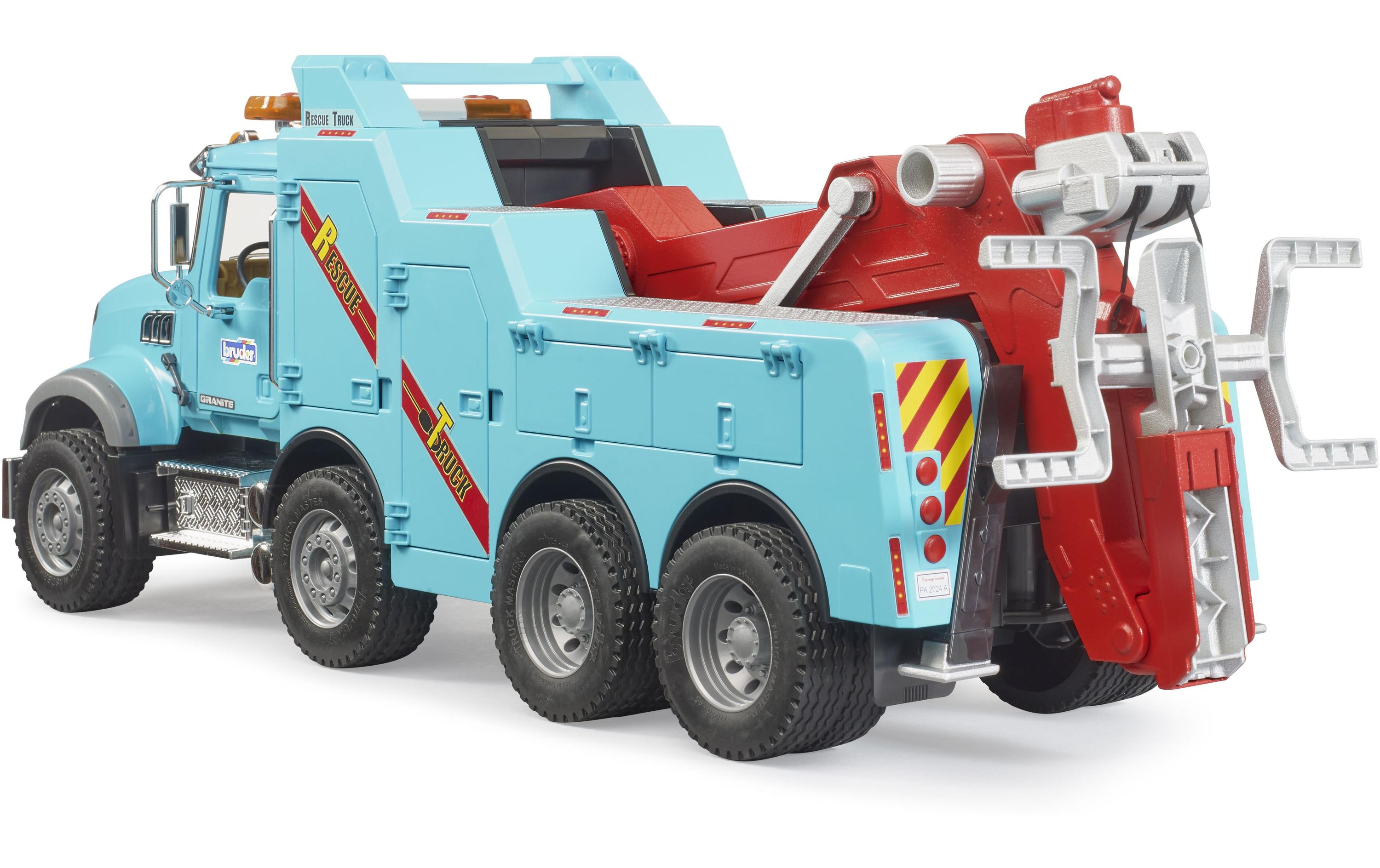 Bruder Spielwaren MACK Granite Abschlepp-LKW