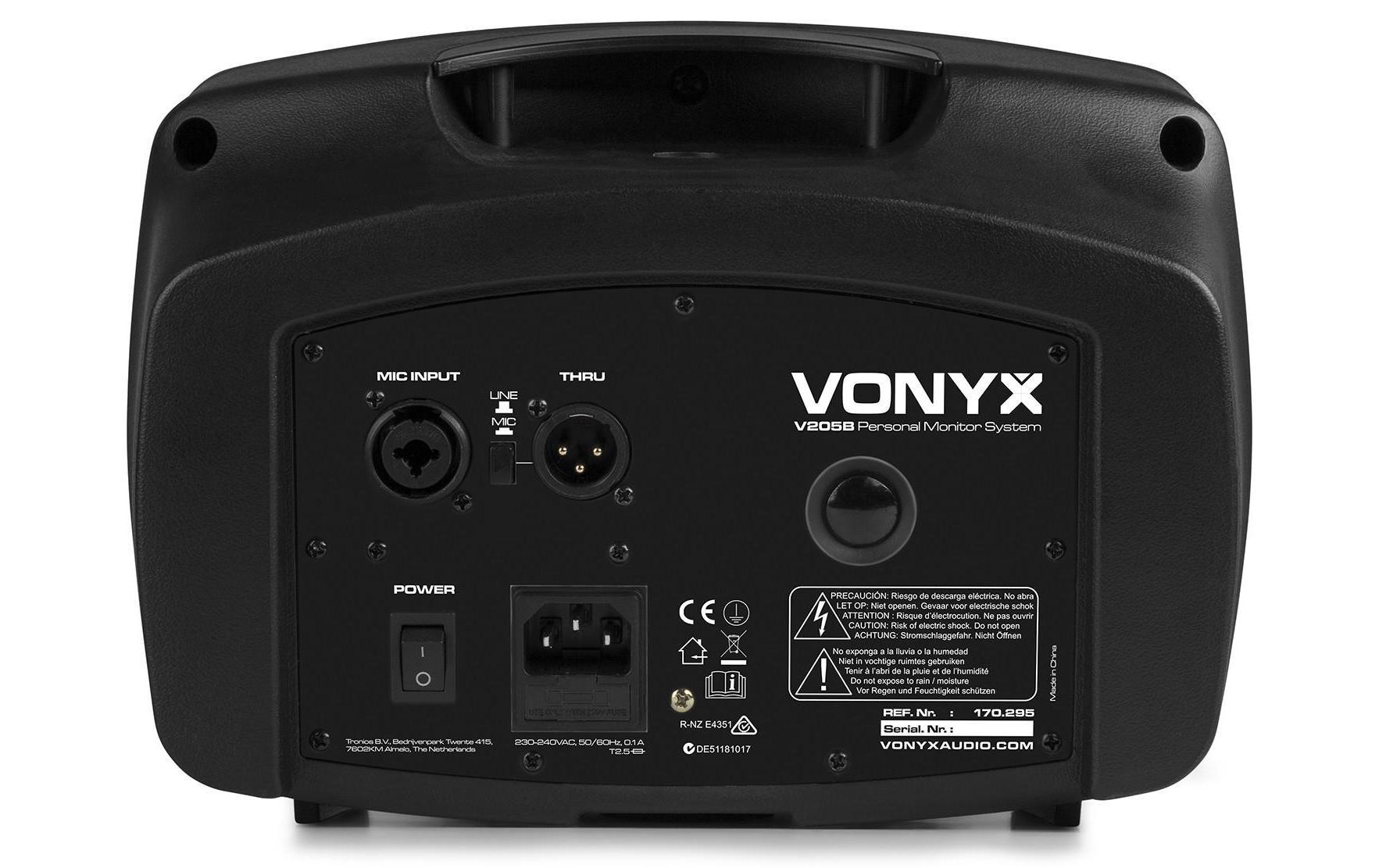 Vonyx PA-System V205B Personal Monitor mit BT / USB Vonyx PA-System V205B Personal Monitor mit BT / USB