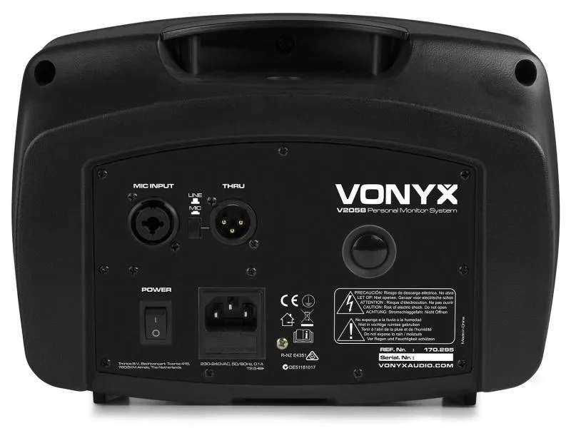 Vonyx PA-System V205B Personal Monitor mit BT / USB Vonyx PA-System V205B Personal Monitor mit BT / USB