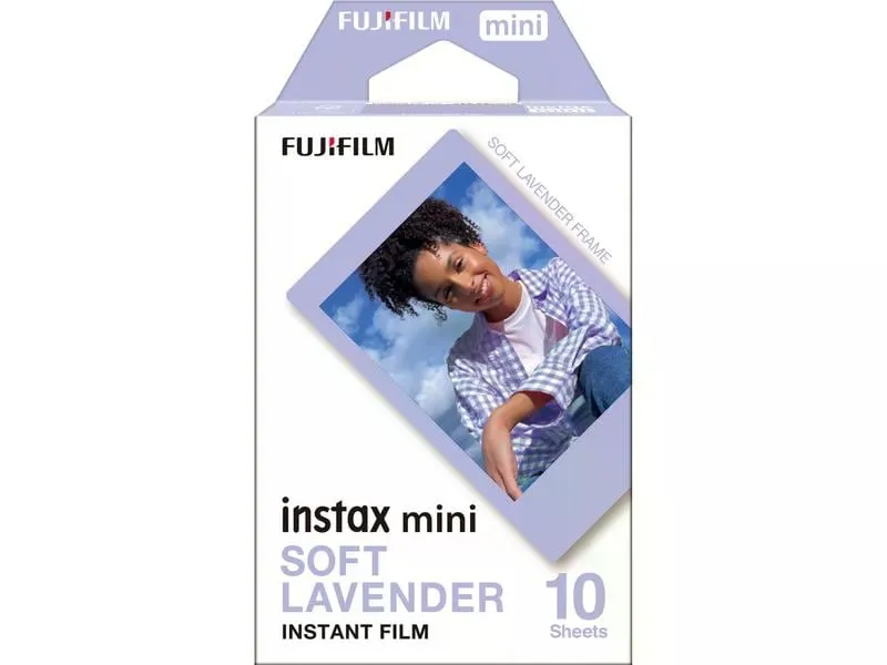 Fujifilm Sofortbildfilm Instax Mini 10 Blatt Soft Lavender Fujifilm Sofortbildfilm Instax Mini 10 Blatt Soft Lavender