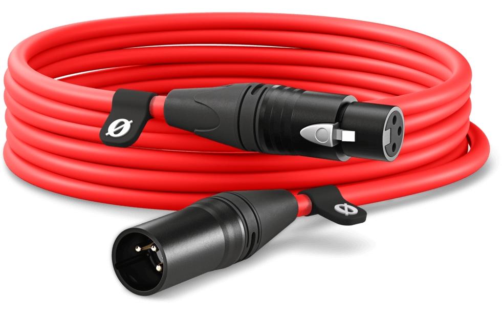 Rode XLR-Kabel XLRm-XLRf 6 m, Rot Rode XLR-Kabel XLRm-XLRf 6 m, Rot