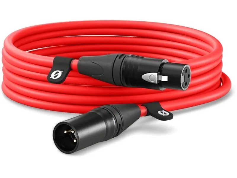 Rode XLR-Kabel XLRm-XLRf 6 m, Rot Rode XLR-Kabel XLRm-XLRf 6 m, Rot
