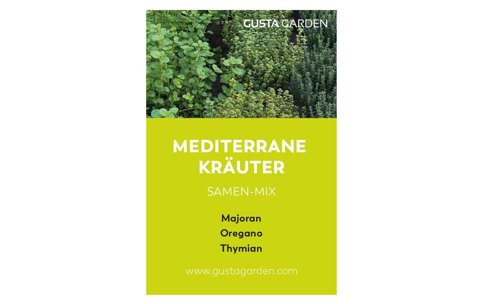 Gusta Garden Samen Mix Mediterrane Kräuter HARRY HERBS