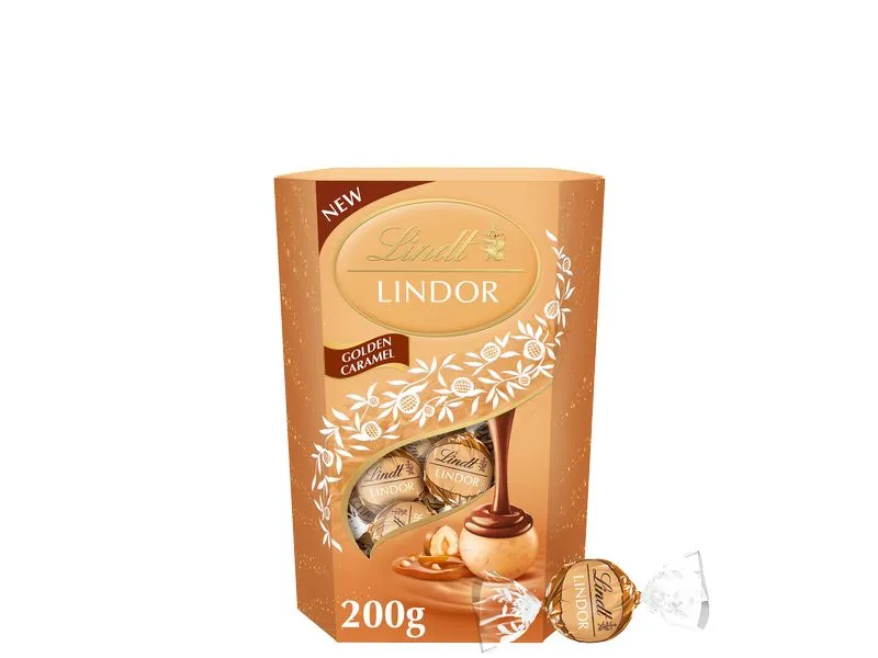 Lindt Pralinen Lindor Golden Caramel 200 g Lindt Pralinen Lindor Golden Caramel 200 g