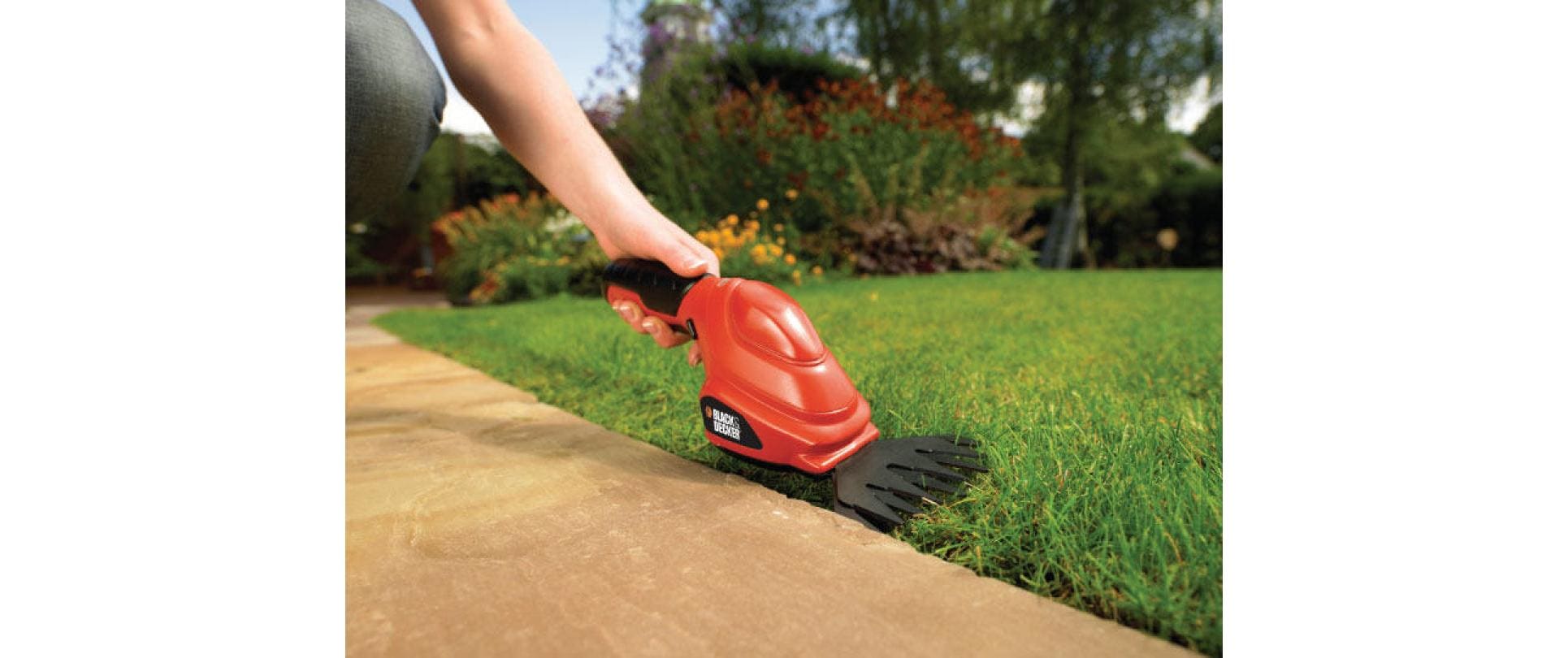 BLACK+DECKER Akku-Grasschere GSL200
