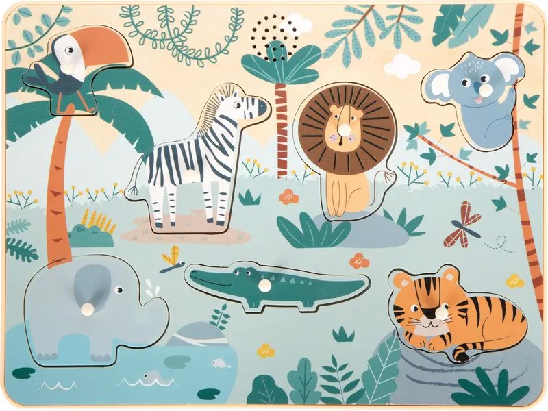 small foot Setzpuzzle Tierlaute Safari small foot Setzpuzzle Tierlaute Safari