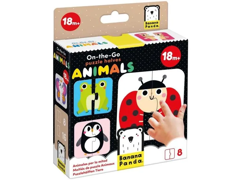 Banana Panda Puzzle On-the-Go Puzzlehälften Tiere Banana Panda Puzzle On-the-Go Puzzlehälften Tiere
