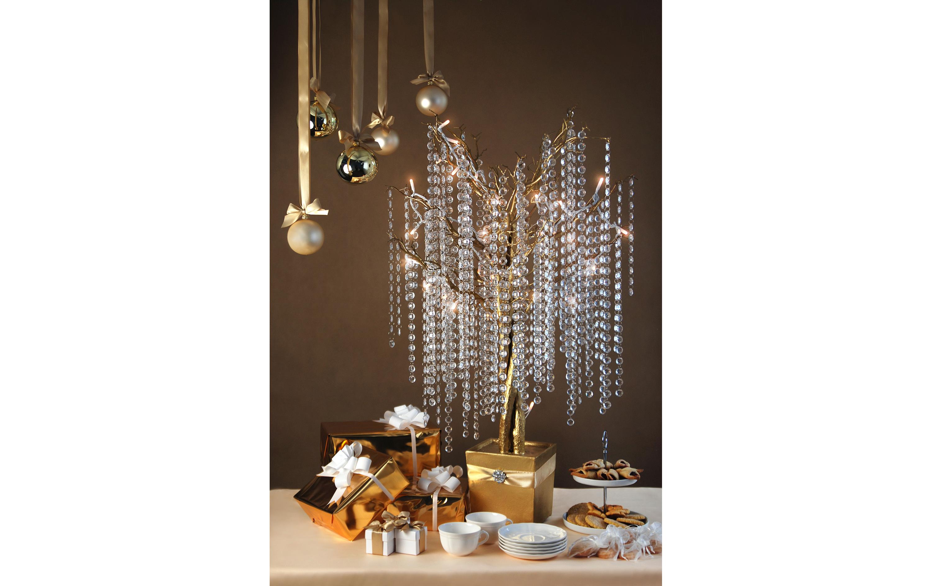 Partydeco Girlande Kristall 1 m