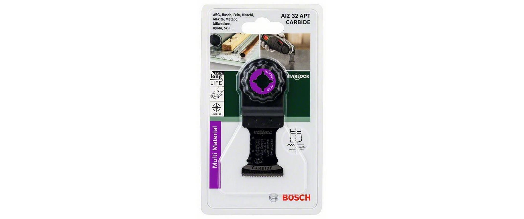 Bosch Tauchsägeblatt Starlock AIZ 32 APT MultiMax, 32 mm Bosch Tauchsägeblatt Starlock AIZ 32 APT MultiMax, 32 mm