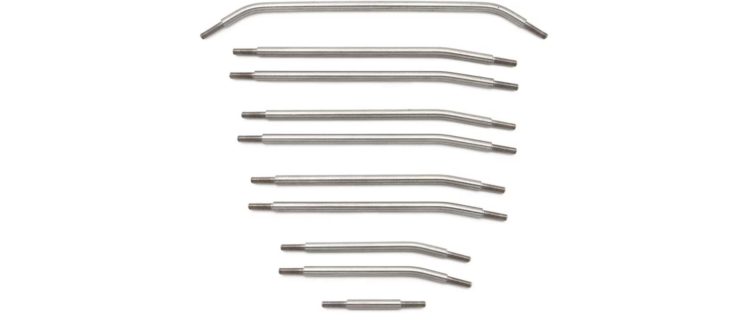 Hobbytech Edelstahl Länsträger 3 mm CRX2, X-Perf Hobbytech Edelstahl Länsträger 3 mm CRX2, X-Perf