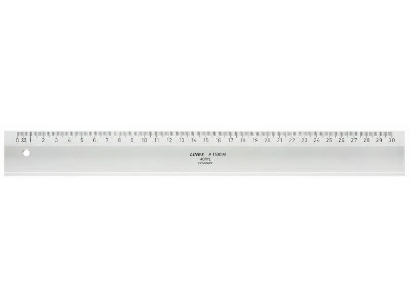 Linex Lineal mit Tuschekante, 30 cm Linex Lineal mit Tuschekante, 30 cm