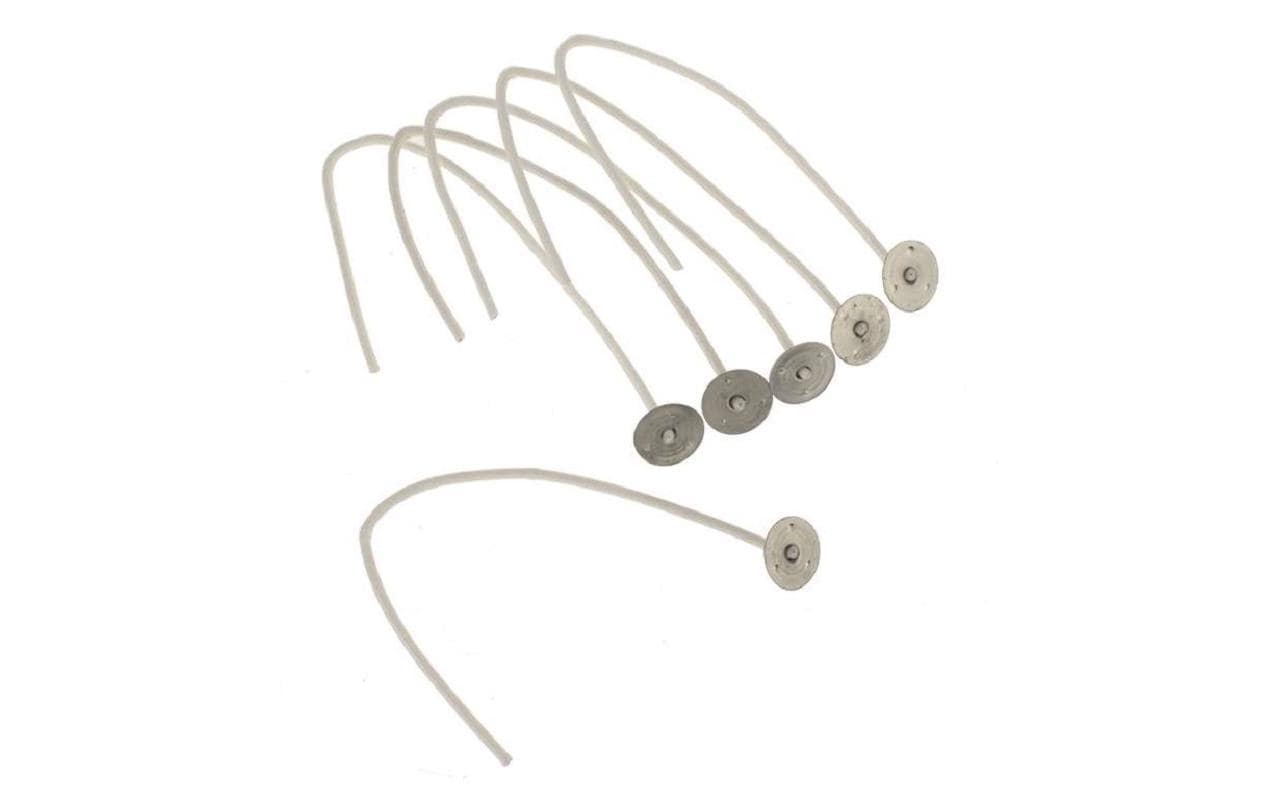 Glorex Teelichtdocht 6 Stück, Weiss Glorex Teelichtdocht 6 Stück, Weiss