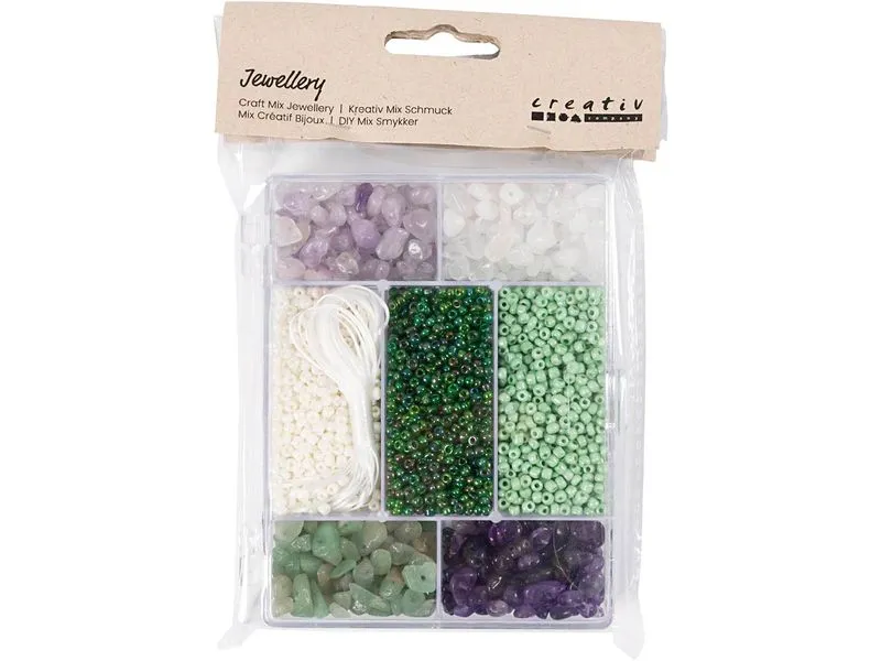 Creativ Company Perlen-Set Kristalle, Sortierte Farben Creativ Company Perlen-Set Kristalle, Sortierte Farben