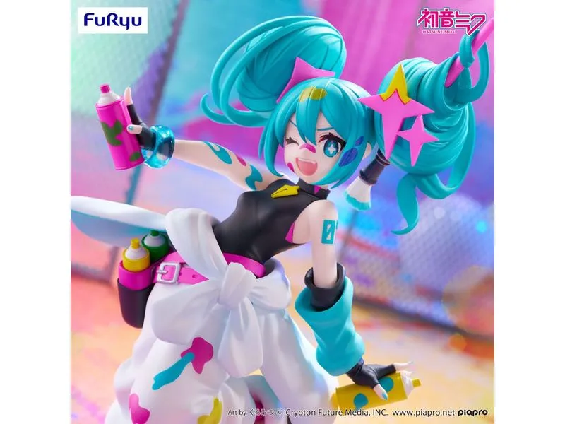 FuRyuu Figur Hatsune Miku Trio-Try-iT Miku Paint Girl