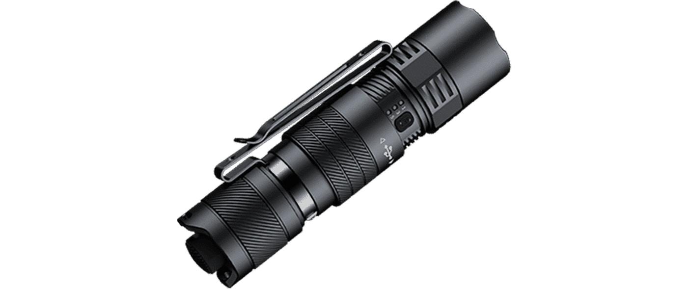 Fenix Taschenlampe PD26R ACE Taktisch, Kompakt, 1300 lm, Schwarz
