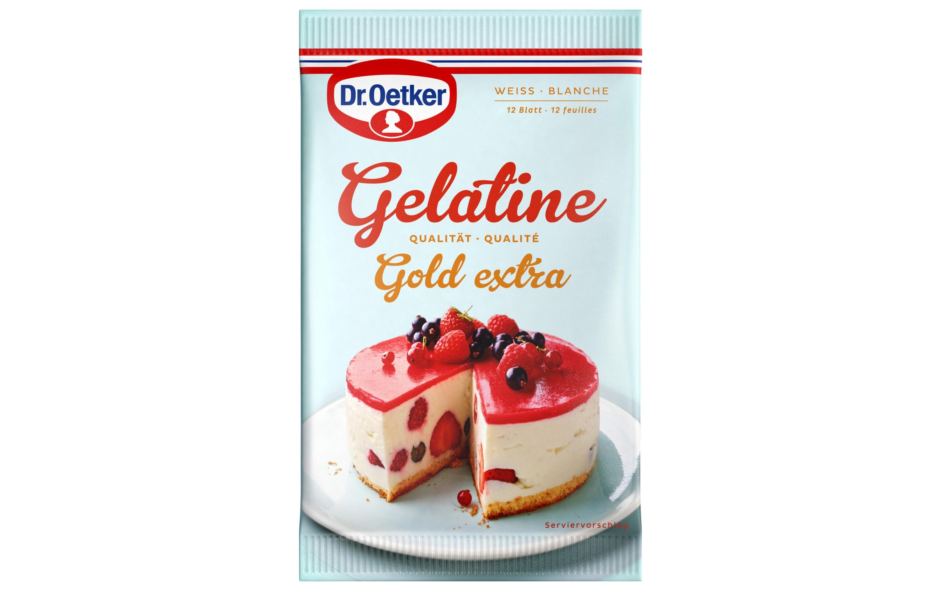 Dr.Oetker Gelatine Blätter 12 Stück Dr.Oetker Gelatine Blätter 12 Stück