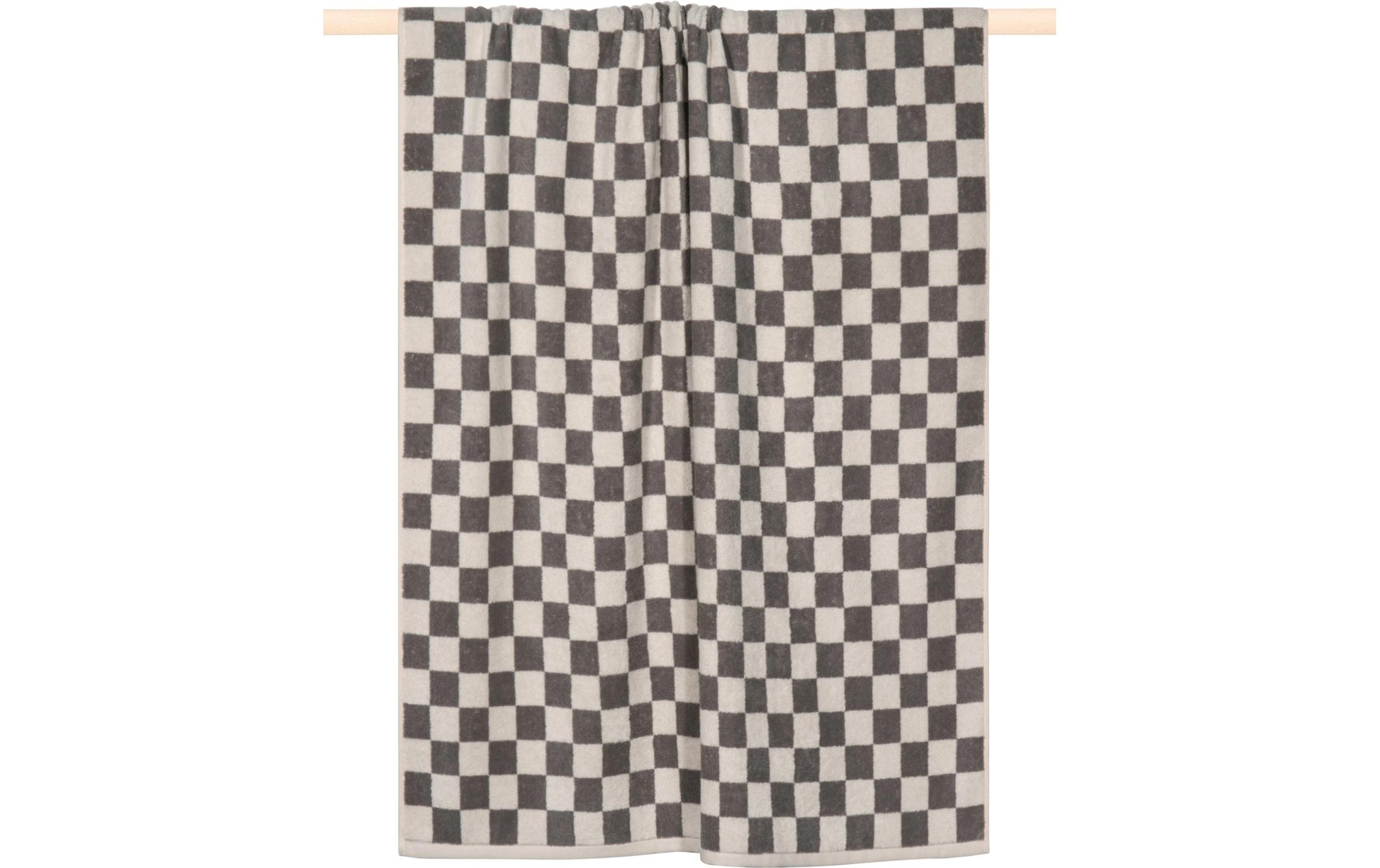 pad Duschtuch Chess 100 x 180 cm, Charocal