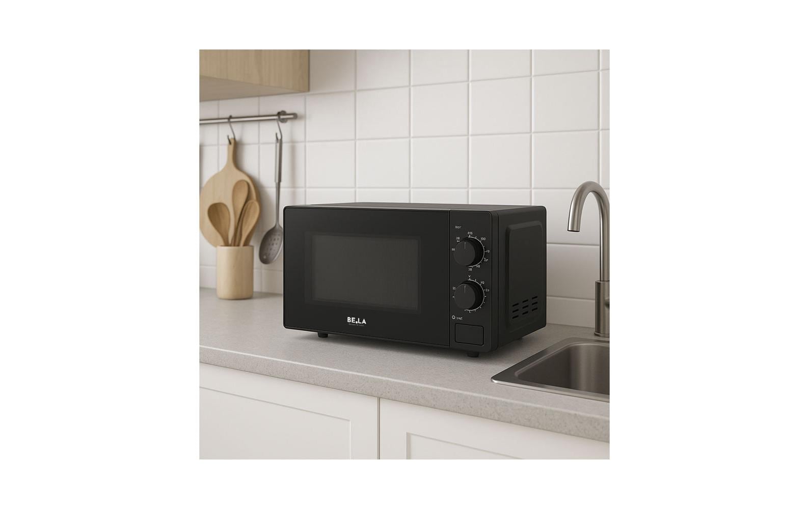 Berger Lanz Mikrowelle MW20MX63 Schwarz