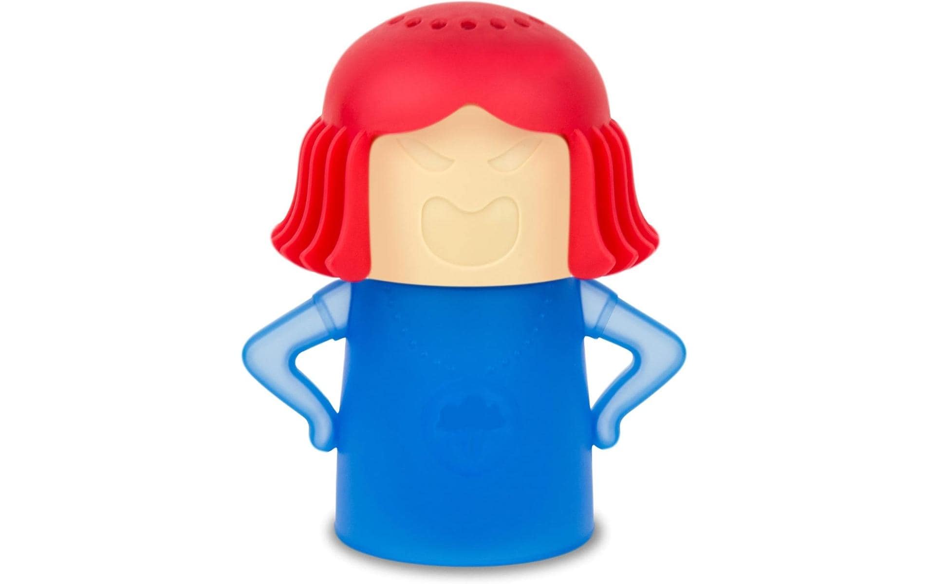 PiepEi Mikrowellenreiniger Angry Mama, Rot / Blau