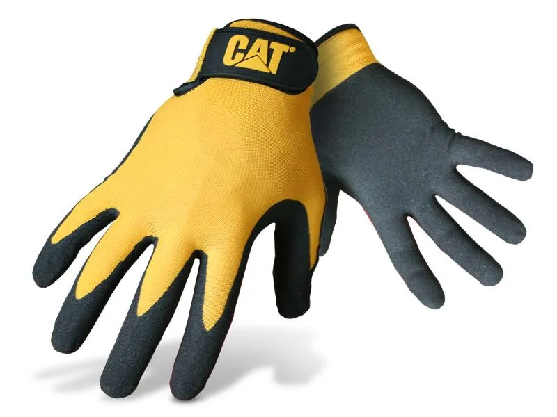 CAT Arbeitshandschuh Nitril, XL, Gelb/Grau, 1 Paar CAT Arbeitshandschuh Nitril, XL, Gelb/Grau, 1 Paar