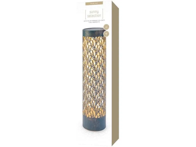 STT Laterne Solar Antic Pillar Verdoso Grün STT Laterne Solar Antic Pillar Verdoso Grün