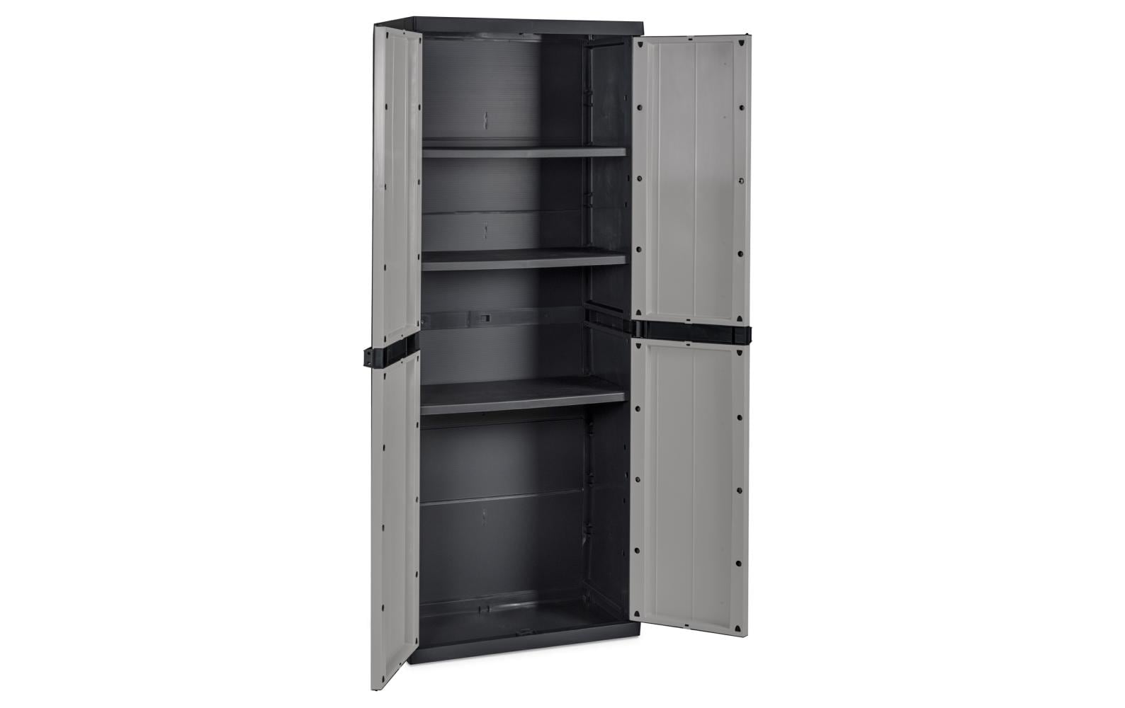 Toomax Schrank Bios midi 65 x 165 cm Schwarz/Warmgrau Toomax Schrank Bios midi 65 x 165 cm Schwarz/Warmgrau