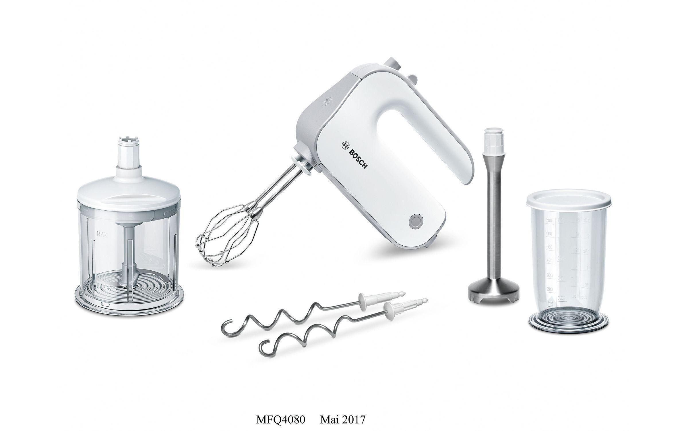 Bosch Handmixer MFQ4080 Weiss/Silber