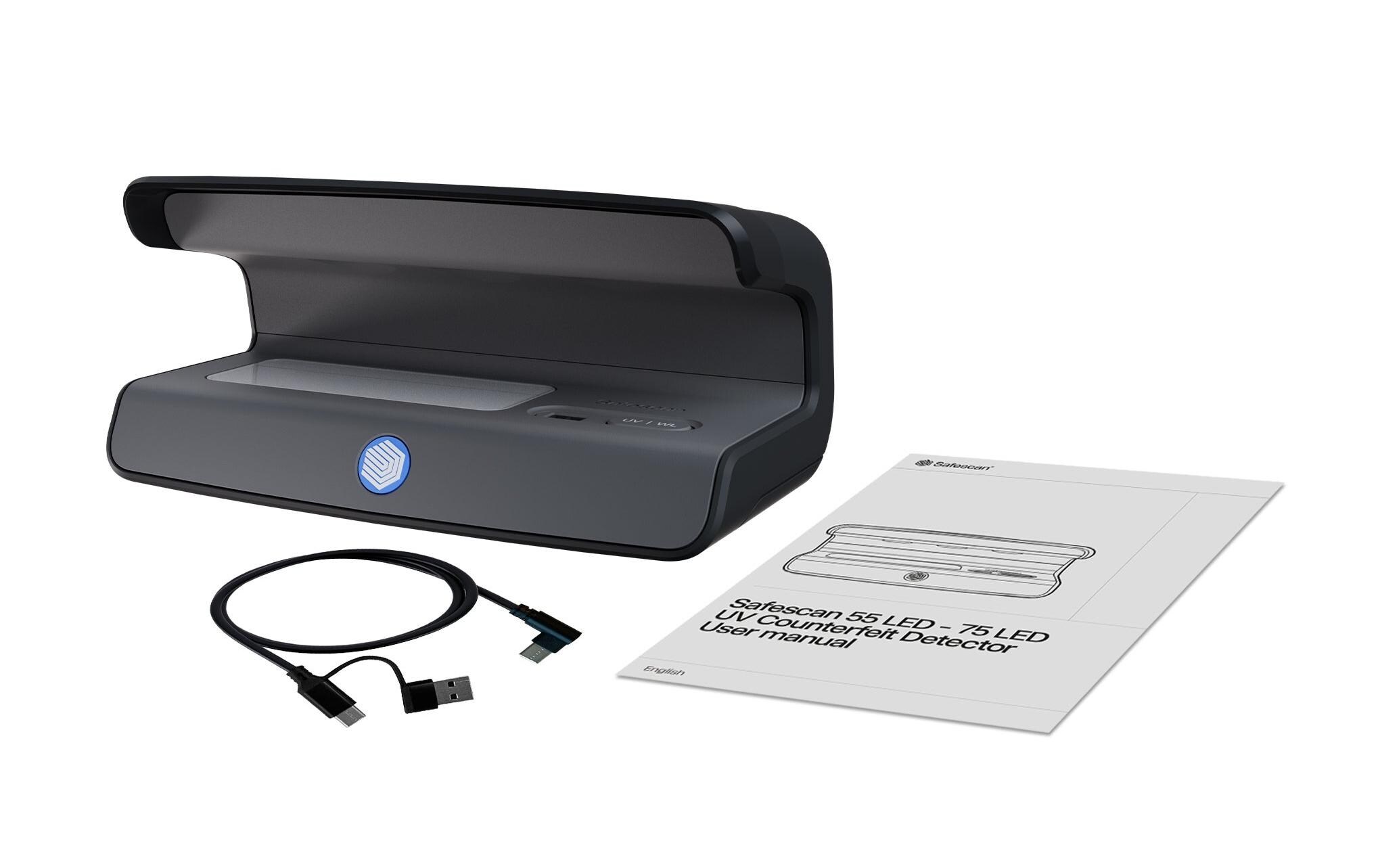 Safescan Geldscheinprüfer SS75 LWD Schwarz