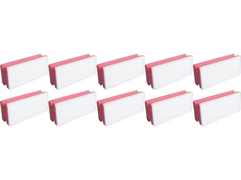 Edi Baur Schwamm Basic 10 Stück, Rot/Weiss Edi Baur Schwamm Basic 10 Stück, Rot/Weiss