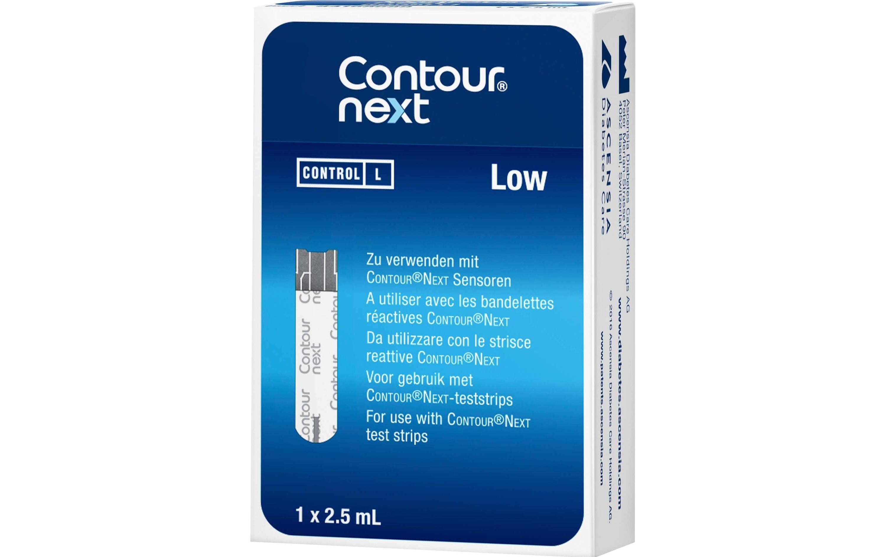 Contour next Kontroll-Lösung low 2.5 ml
