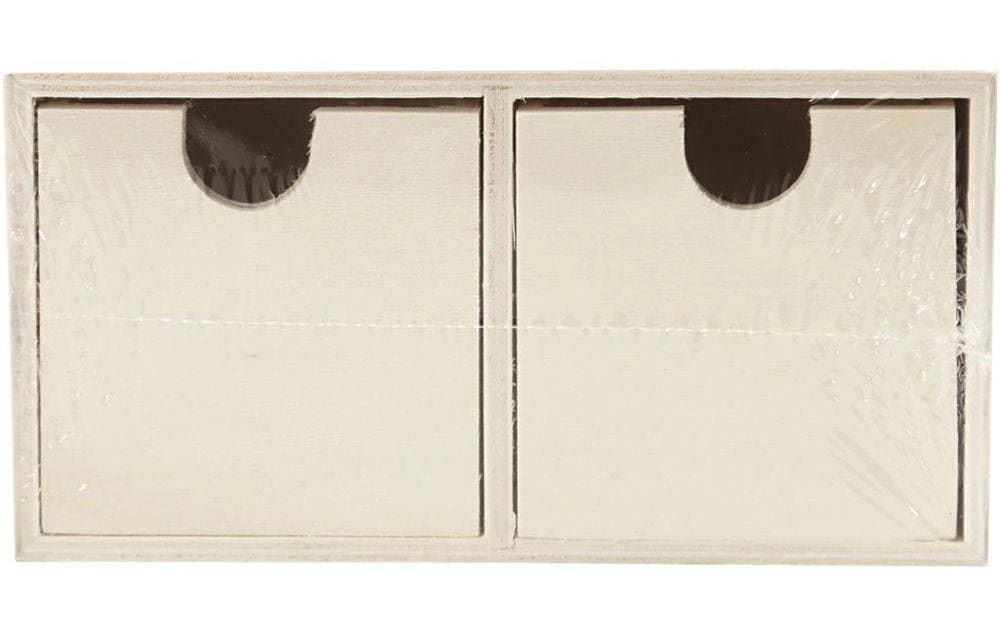 Creativ Company Holzartikel Box mit Schubladen 1 Stück