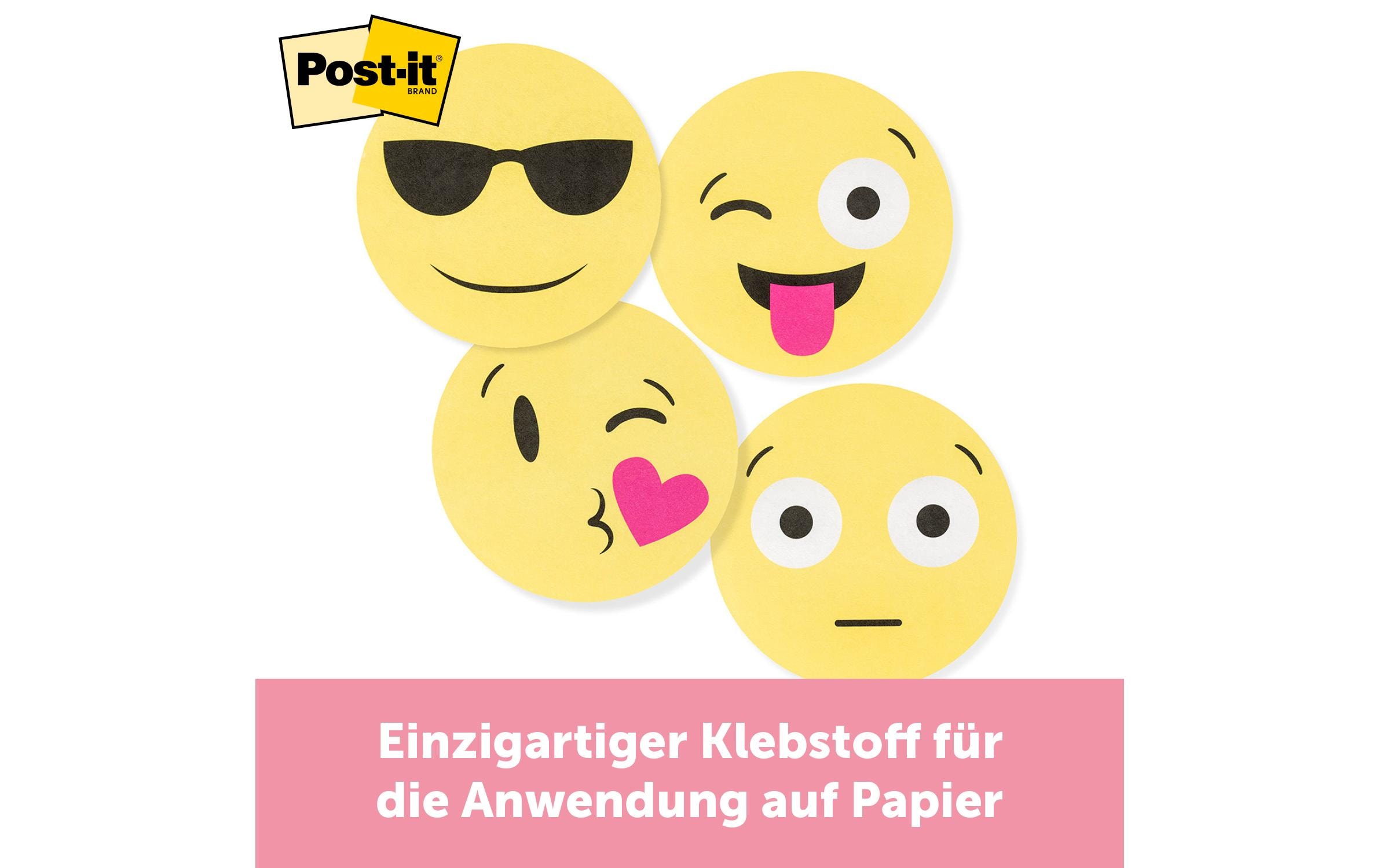 Post-it Notizzettel Post-it Face Designs, 2 Blöcke à 30 Blatt