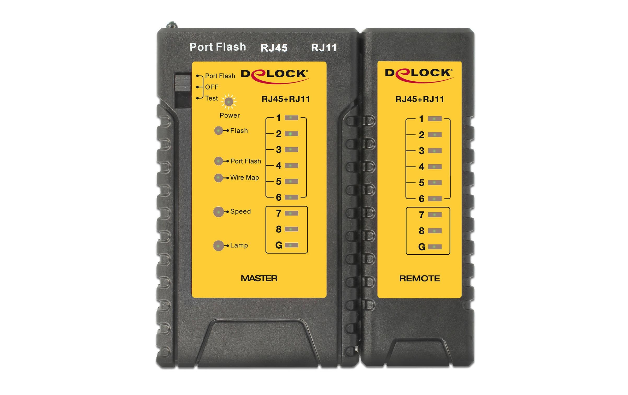 Delock LAN-Tester Master RJ11/RJ45