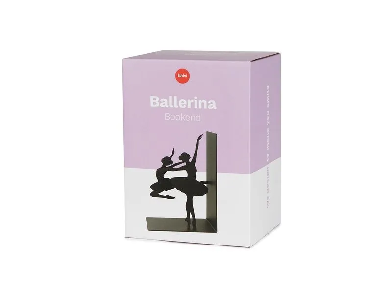 Trendform Buchstütze Buchstütze BALLERINA Metall Schwarz